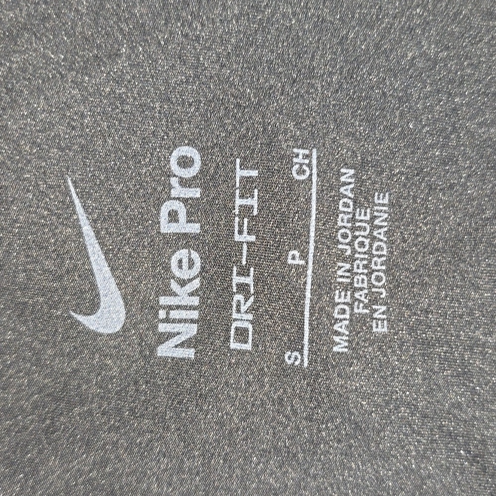 Nike Pro Dri Fit Black Leggings Mesh Back Legs Women's Small - Picture 10 of 12